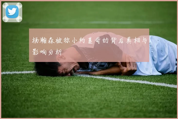 杨瀚森被称小约基奇的背后真相与影响分析
